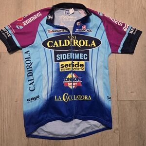 Kids Cycling Jersey - Blue and Purple